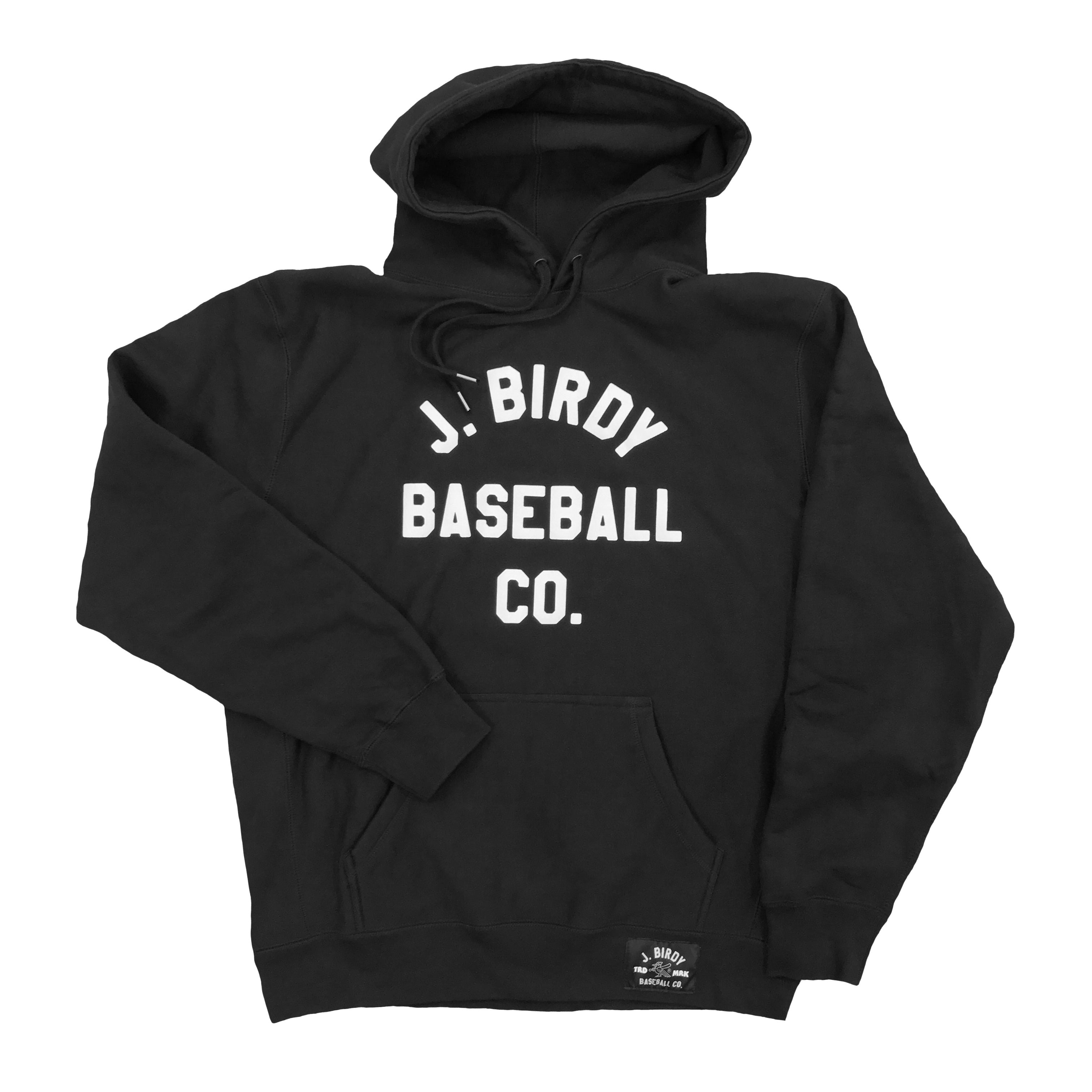 Clubhouse Hoodie - Black – J. Birdy Baseball Co.