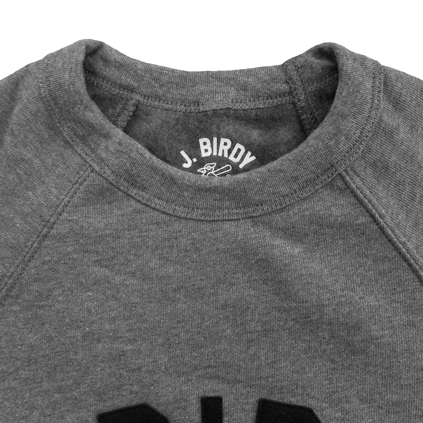 JBIRDY-Canadian-Baseball-Athletic-Grey-Crew-Neck
