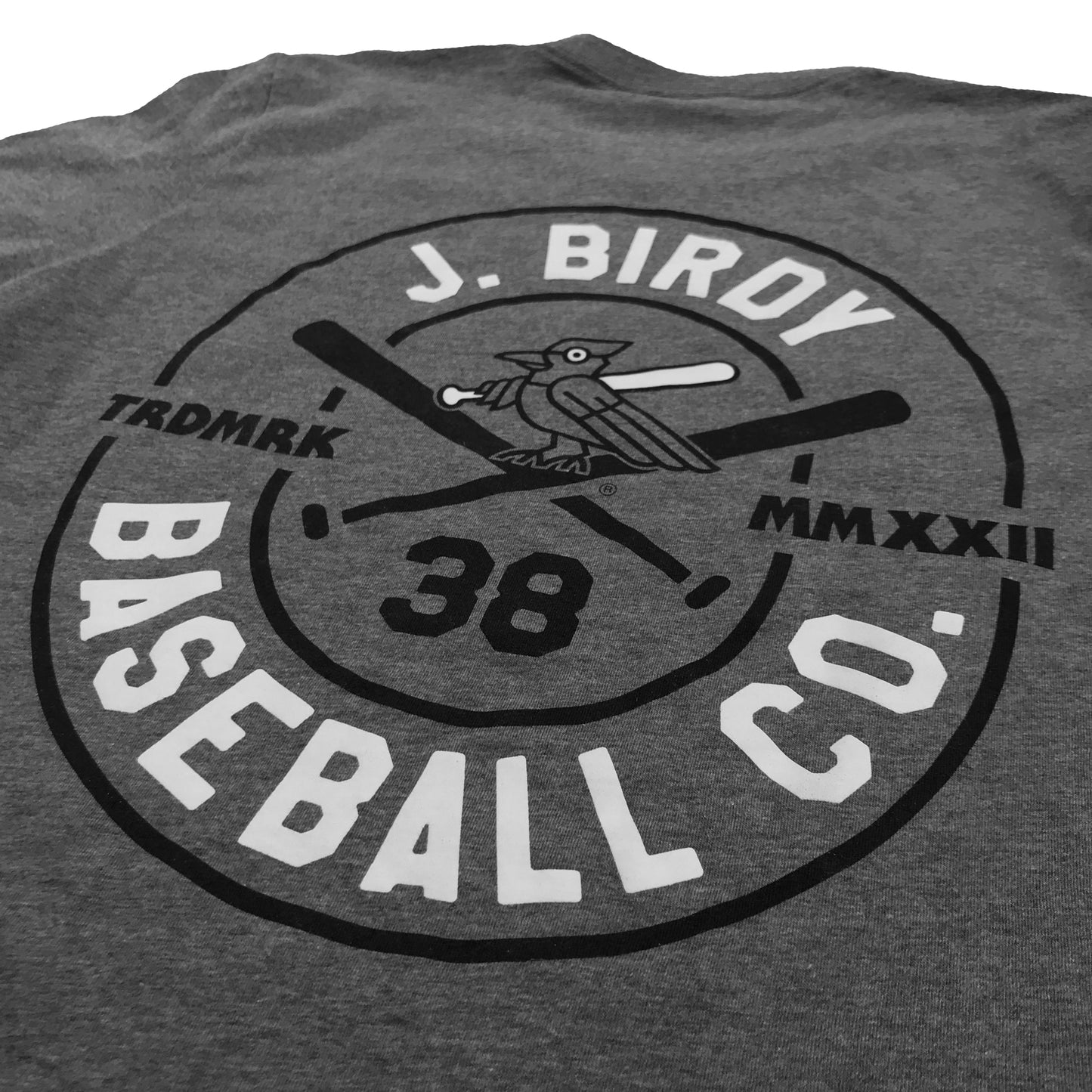 JBIRDY-Canadian-Baseball-Grey-Trademark-Tshirt
