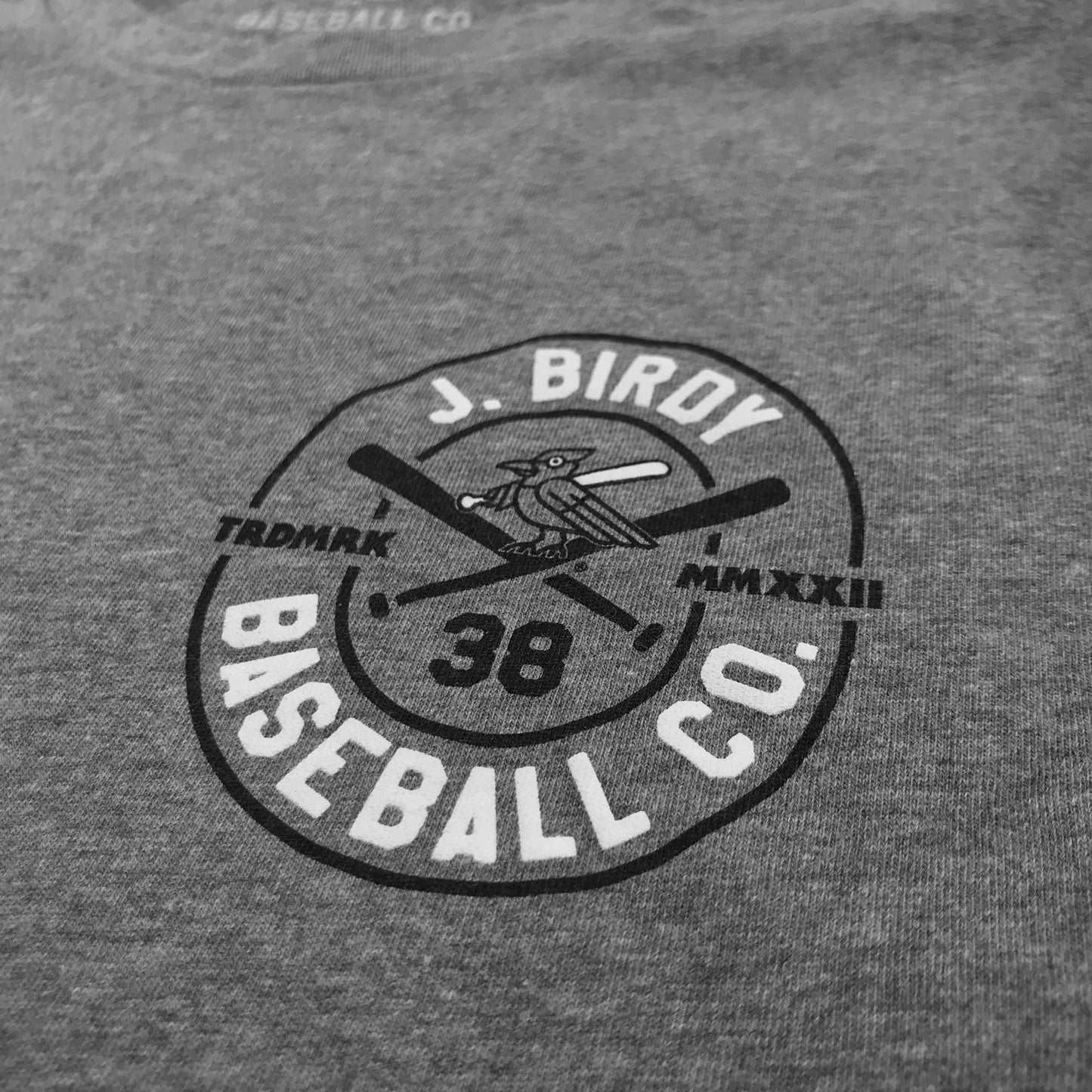 JBIRDY-Canadian-Baseball-Grey-Trademark-Tshirt